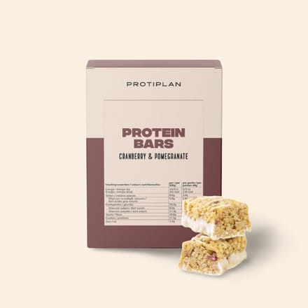 Protiplan - Reep Rode Bessen & Granaatappel - 7 x 40 g - Koolhydraatarm snack