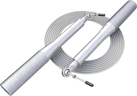 Gorilla Sports Springtouw - Aluminium - Zilver - 300 cm - Speedrope