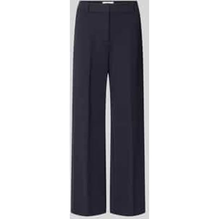Stoffen broek met achterzak