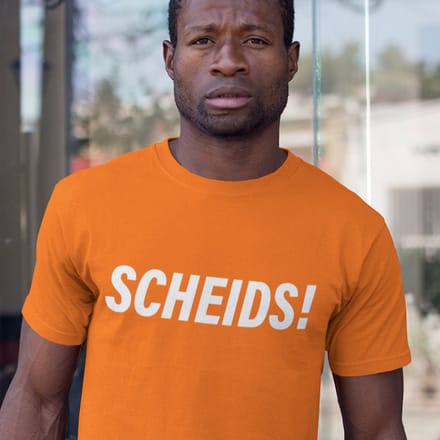 Oranje T-shirt EK WK Scheids! - MAAT 3XL - Heren Feestkleding & Carnavalskleding