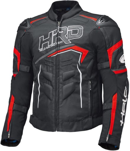 Held Safer SRX Zwart Wit Rood Textiele Motorjas - Jas