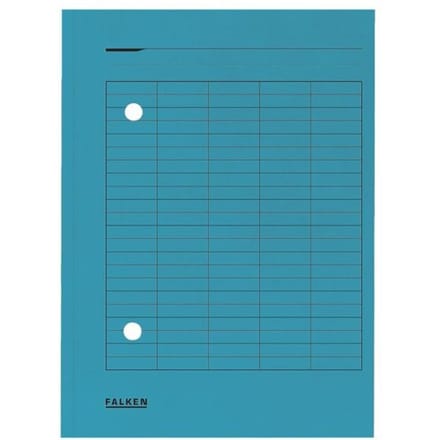FALKEN documentenmap, A4, karton, blauw