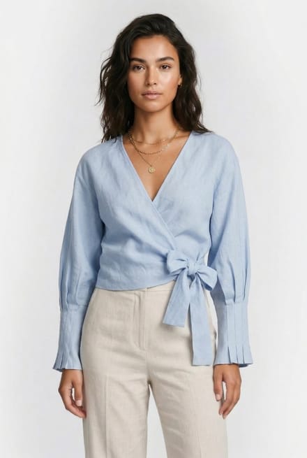 & Other Stories Dot Blouse Blue Taglia: 32 | Magliette intime Outlet | Donna | Blu