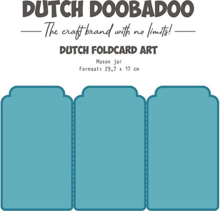 Dutch Doobadoo Card-Art Mason Jar A4 470.784.279 (10-23)