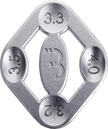 BBB Cycling Turner II Spakenspanner Voor 4 Verschillende Diameters - Compacte Spaakspanner- Fietsgereedschap - BTL-15
