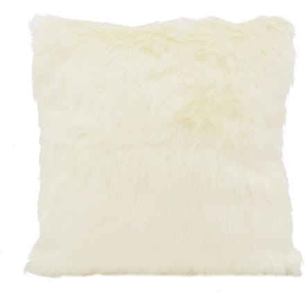 NOVÉE Sierkussen furry velvet crème | 45 x 45 cm | velvet/polyester
