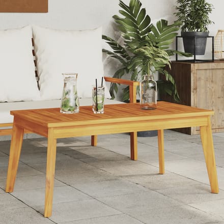 vidaXL - Tuintafel - 100x55x45 - cm - massief - acaciahout
