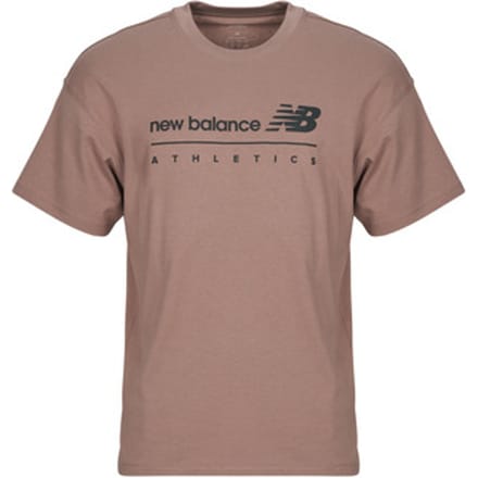 New Balance  T-shirt Korte Mouw LINEAR GRAPHIC T-SHIRT