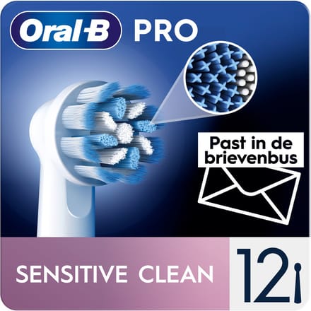 Oral-B Tandenborstelkoppen Sensitive Clean&Care - 12 pcs Letterbox