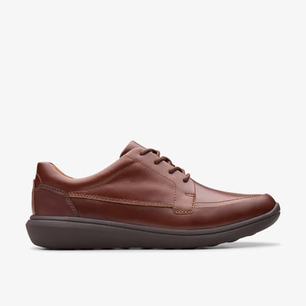 Watchet Kanten Donkerbruin Leren Schoenen