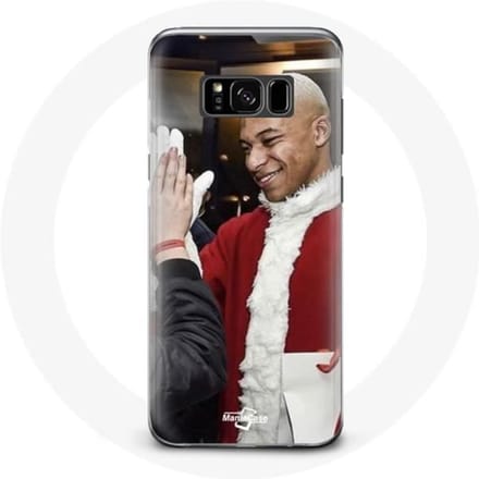 Coque pour Samsung Galaxy S8 Mbappé Foot Joyeux noël