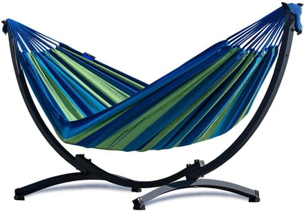 Hangmat met Standaard 1 Persoons – Extra Stabiel Frame tot 120 kg | Compact, Stevig & Duurzaam