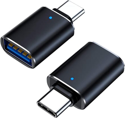 Rynex 3x USB-C naar USB-A Adapter OTG 3.0 -USB-C naar USB Adapter - Converter USB-A Female - Zwart