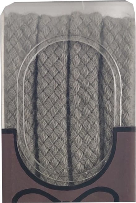 Bob Veter - Licht Grijs - Plat - Lengte 75 cm - Breedte 7 mm - Schoenveter
