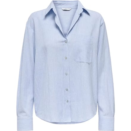 ONLY - ONLALINA LIFE L/S STRIPE SHIRT WVN NOOS - Dames - Blouses
