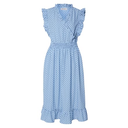 Lollys Laundry Midi-jurk met stippen voor dames (Blauw)