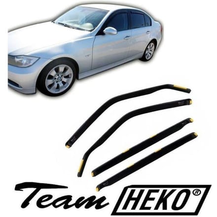 J&J AUTOMOTIVE | Heko Deflecteurs d'air Déflecteurs de Vent Pour Bmw 3 Série E90 2005-2012