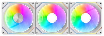 Darkflash Gauss G24 3-in-1 computer fans (white) - Case ventilator - 120mm - Wit - 33 dBA