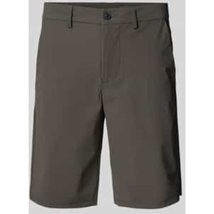 Korte regular fit broek met steekzakken, model 'ALOYS'