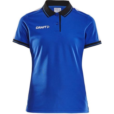 Craft Pro Control Polo Dames - Royal / Zwart | Maat: S