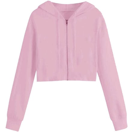 Miso Dames/Dames Full Zip Hoodie (Roze)