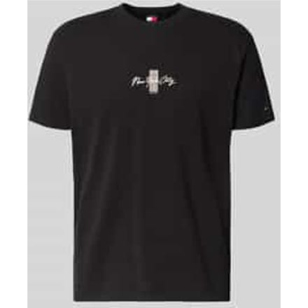 Regular fit T-shirt van puur katoen Model 'SIGN BLOCK'