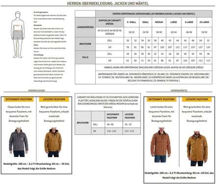 Carhartt Stretch Insulated Jas Bruin S Man