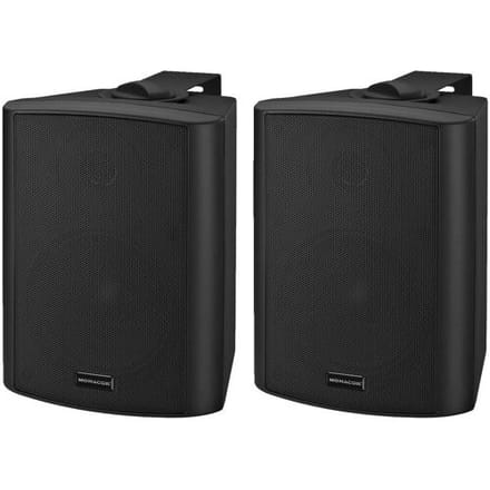 Monacor MKA-50SET/SW Actieve PA-luidsprekerset 20 W 1 paar