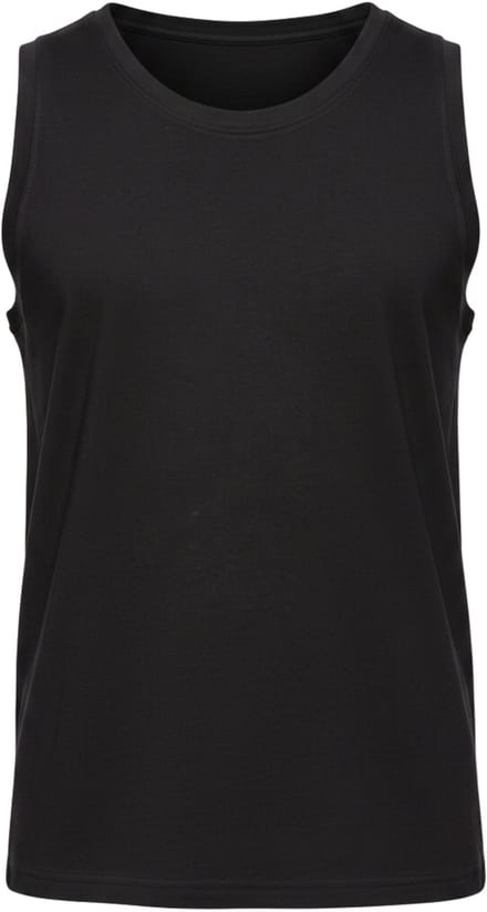 OMBRE Tanktop - Regular Fit - Katoen - Mouwloos Zwart M