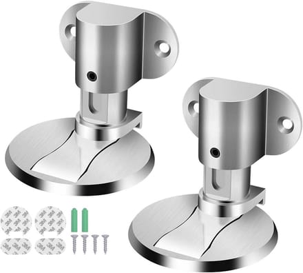 2 Stuks Magnetische Deurstopper voor Vloer en Muur - Zinc Alloy