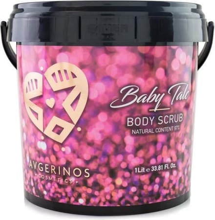 AVGERINOS BODY SCRUB BABY TALC 1 LITER - BODYSCRUB - SCRUB