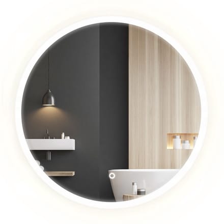 Rea Led Ffj 90 Badkamerspiegel Grijs 90Cm
