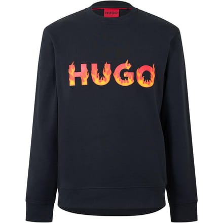 Hugo Heren Ditmo Regular Sweatshirt (Zwart)