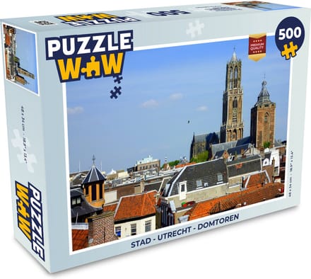 Puzzel Stad - Utrecht - Domtoren - Legpuzzel - Puzzel 500 stukjes