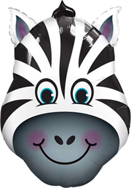 Qualatex - Folieballon - Zany Zebra (80 cm)