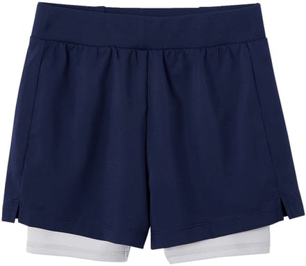 Vertbaudet Sportshort 2 in 1 voor meisjes van technisch materiaal