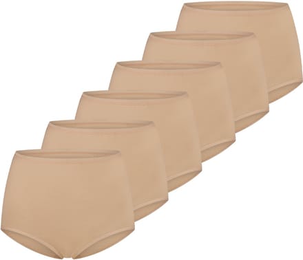 Schiesser Dames maxi slip 6 pack 95/5 cotton