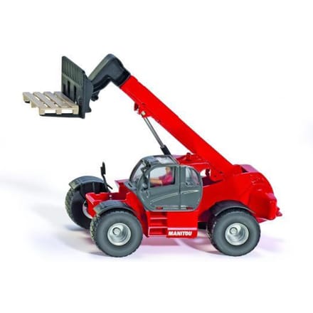 SIKU 3507 Manitou MHT 10230 telescooplader + 3 paletten, schaal: 1:50, metaal/kunststof