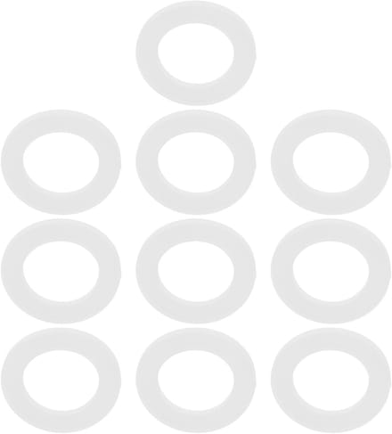 O Ring Sealing Ring Wit Silicoon 10 Stuks - Waterdichte Ringen voor Verwarming en Wasmachine, Duurzame Siliconen Dichtingen