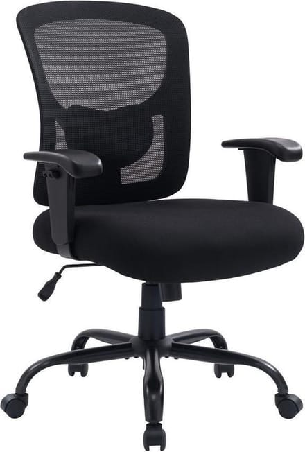 IVOL Ergonomische Bureaustoel Robust XXL - Mesh - 150kg Draagkracht