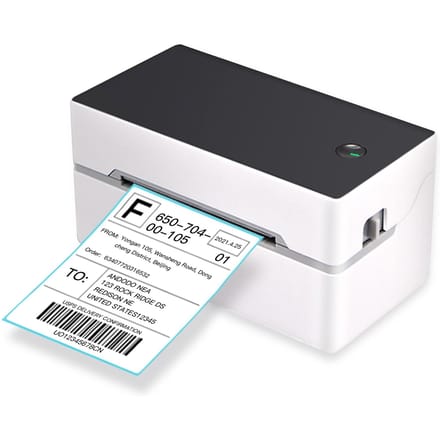 Desktop Verzendlabelprinter Hoge Snelheid USB + BT Direct Thermische Printer Labelmaker Sticker US Plug-USB