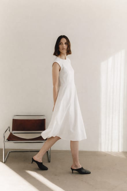Melva dress technical jersey | Sand - Sand / S