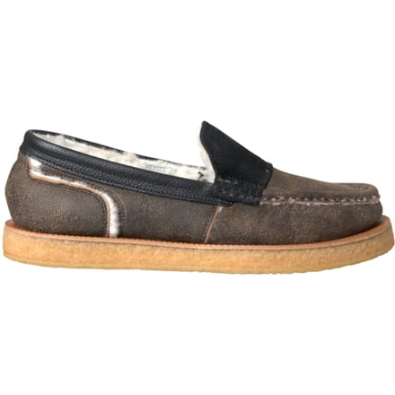 Dolce & Gabbana Bruin Zwart Bont Leren Instappers Heren Schoenen