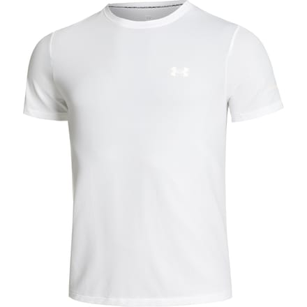Under Armour Seamless Stride Hardloopshirt Heren-Wit