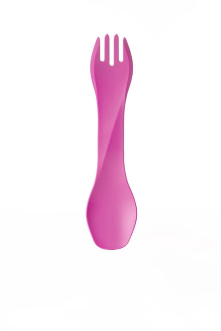 Human Gear - GoBites BIO - Herbruikbaar - Bestek - Spork - Pink - campingbestek