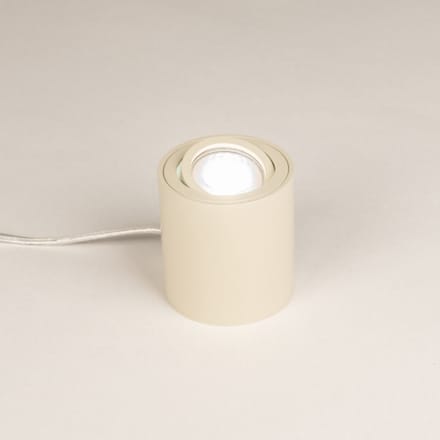 Lumidora Tafellamp 75259 - HOPE - GU10 - Beige - Zand - Metaal - ⌀ 8 cm