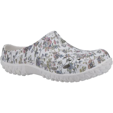 Muck Laarzen Muckster Lite Synthetisch Lichtgrijs/Bloemenprint Klompen