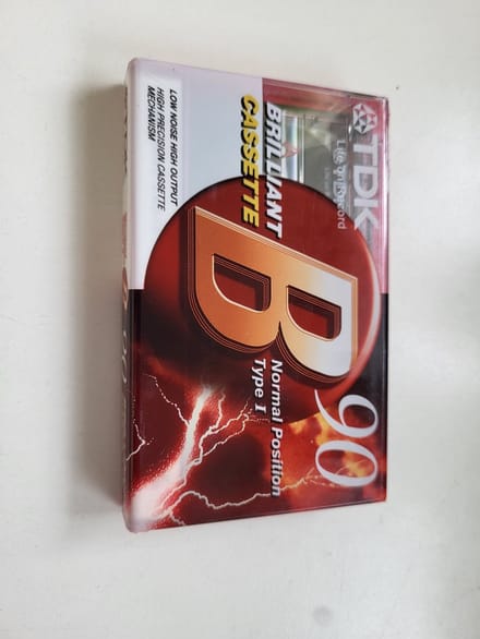 TDK B90 cassettebandje Normal Position Type I