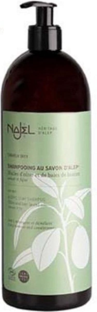 Najel Aleppo shampoo 2 in 1 voor droog haar, 1 liter