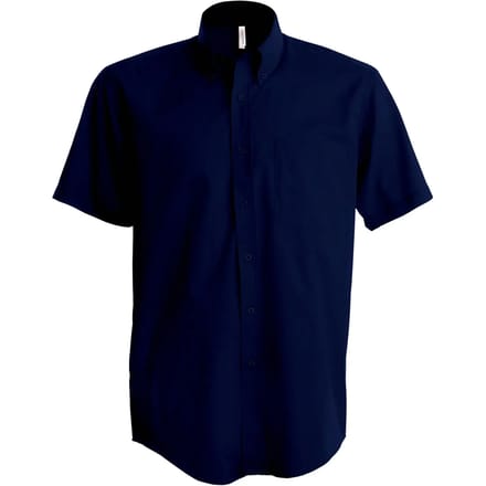 Kariban Kinder poplin overhemd korte mouwen K520 - Navy - 6/8 Y (6/8 ans)